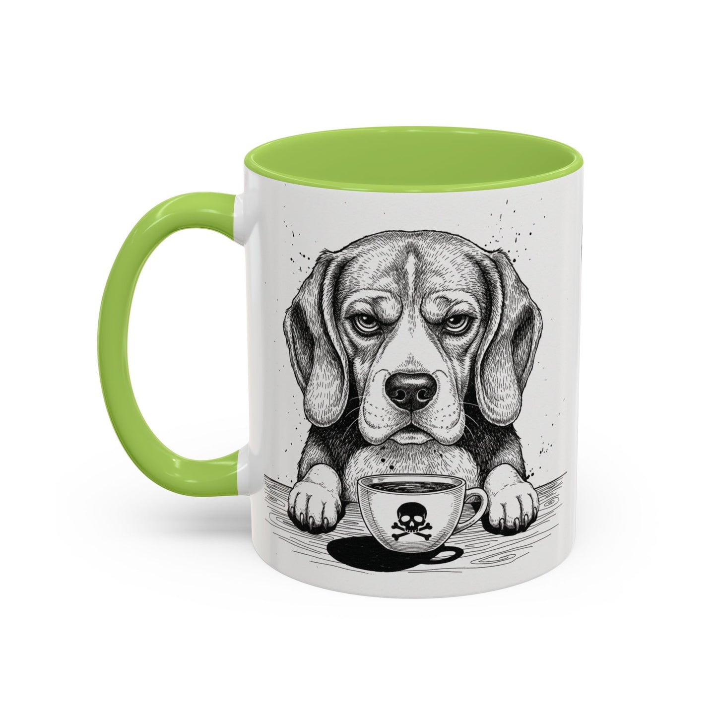 Grumpy Beagle Coffee Club — Art Print / Mug /