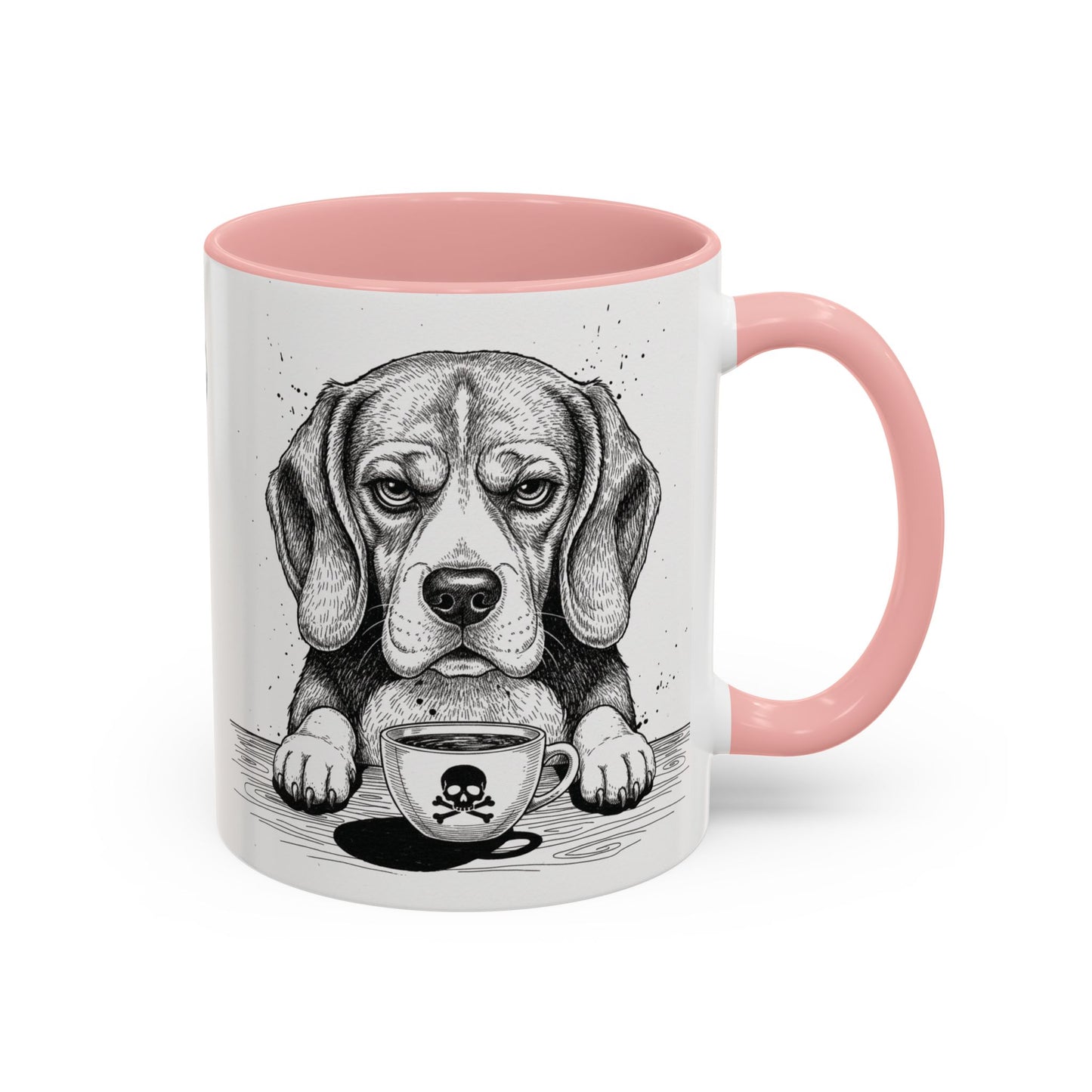 Grumpy Beagle Coffee Club — Art Print / Mug /