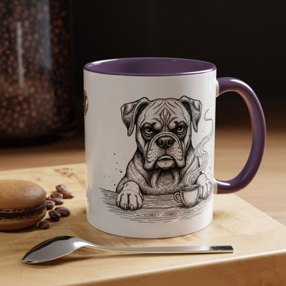Grumpy Boxer Coffee Club — Art Print / Mug /