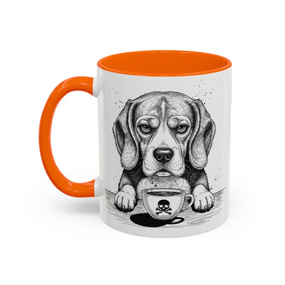 Grumpy Beagle Coffee Club — Art Print / Mug /