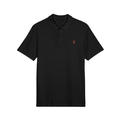 Embroidered Giraffe Logo Polo Shirt - Classic White Pique Polo