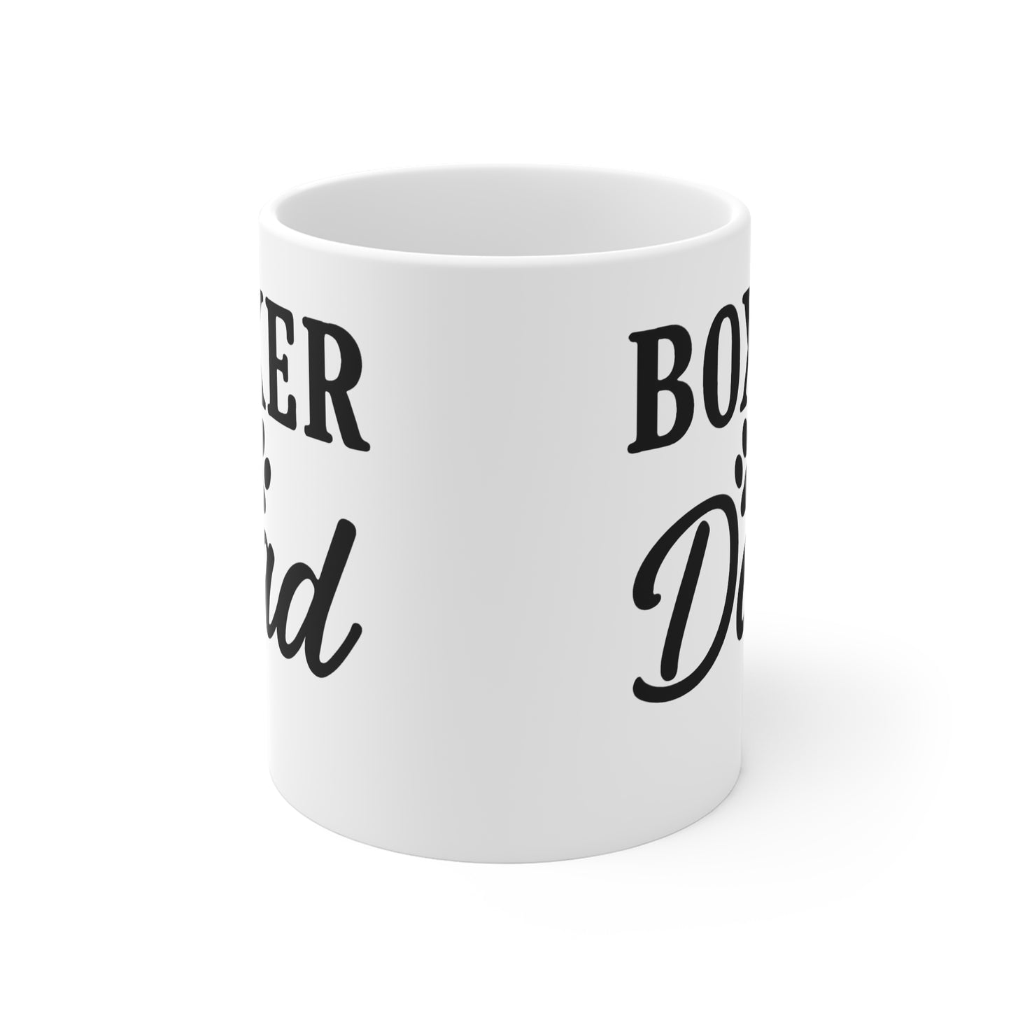 Boxer Dad Mug - Perfect Gift for Dog Lovers, Coffee Lovers, Father's Day, Pet Owners, Birthdays, Celebrations, White Mug