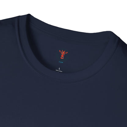 Minimal Crown Chest-Embroidered T-Shirt