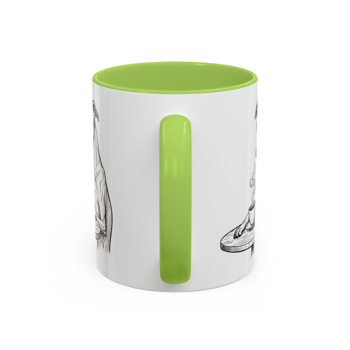 Grumpy Whippet Coffee Club — Art Print / Mug