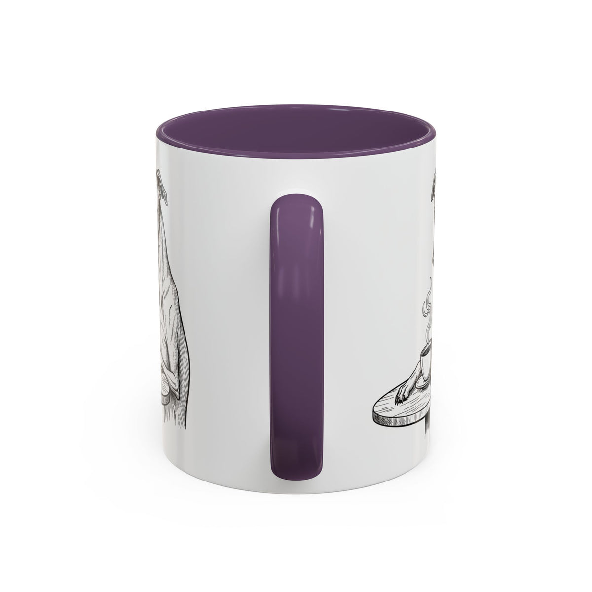 Grumpy Whippet Coffee Club — Art Print / Mug