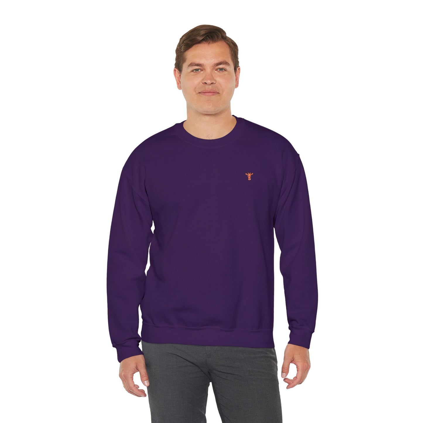 Embroidered Tiny Giraffe Britor classic Crewneck Sweatshirt — Minimal Animal Lover classy Pullover