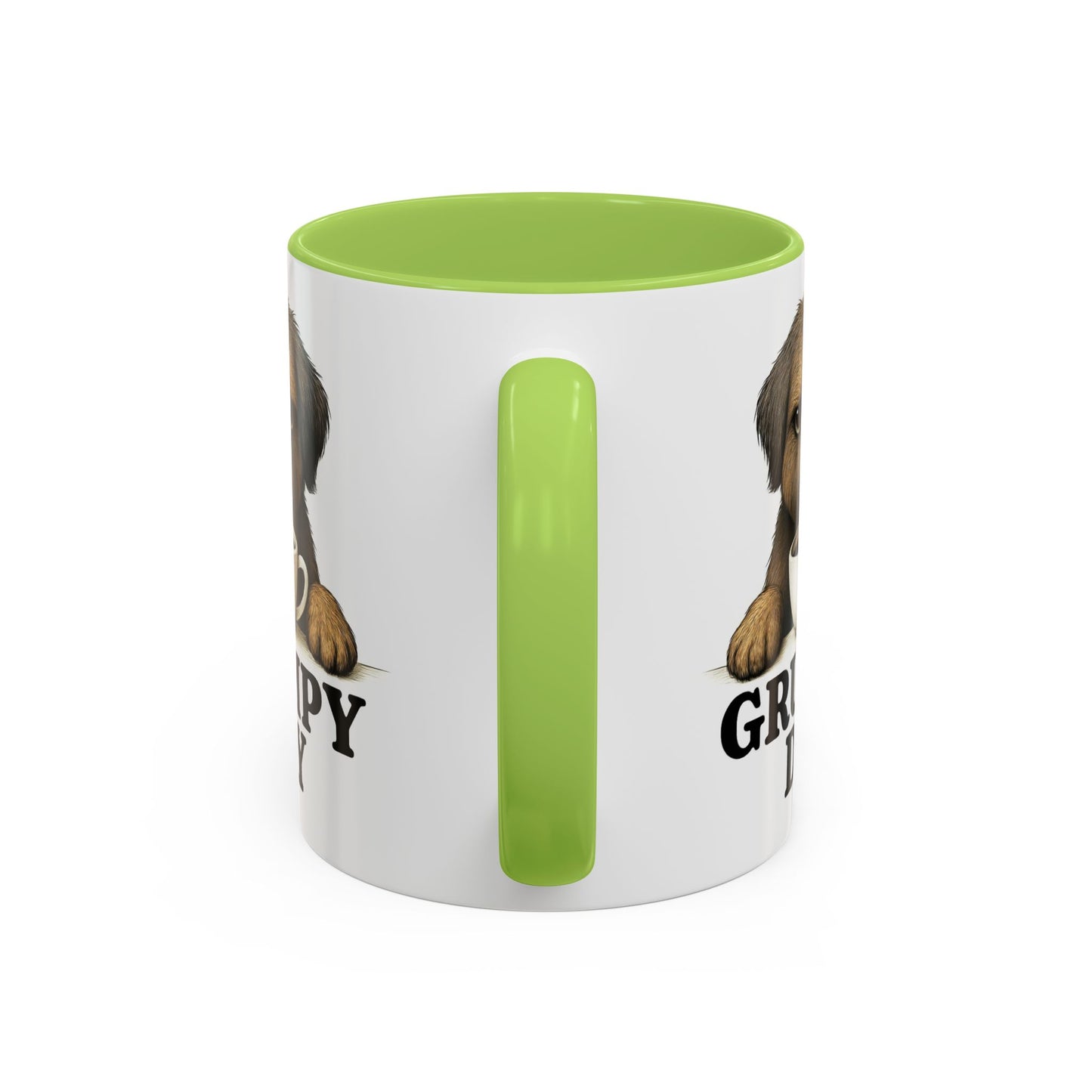 Grumpy Day Coffee Mug, shorkie, Funny Dog Mug, Pet Lover Gift, Morning Motivation, Coffee Lover Gift, Black Accent Mug