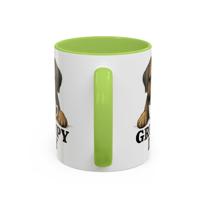 Grumpy Day Coffee Mug, shorkie, Funny Dog Mug, Pet Lover Gift, Morning Motivation, Coffee Lover Gift, Black Accent Mug