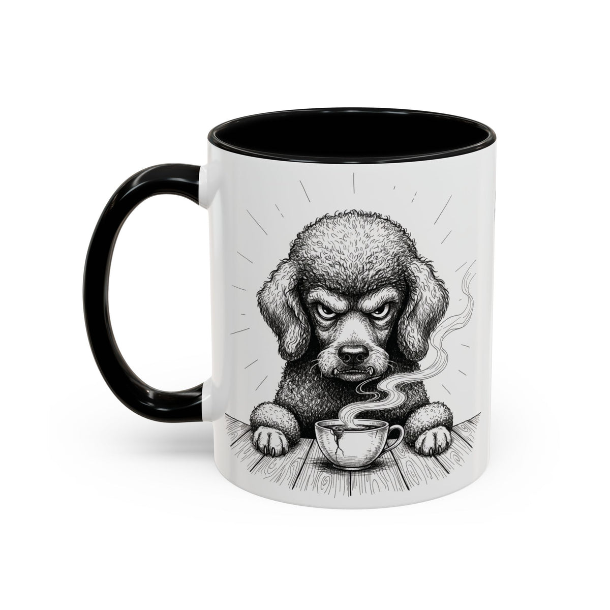 Grumpy Poodle Coffee Club — Art Print / Mug /