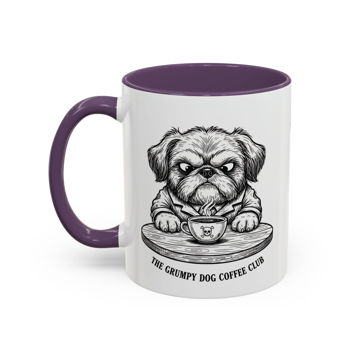 Grumpy Shih Tzu Coffee Club — Art Print / Mug