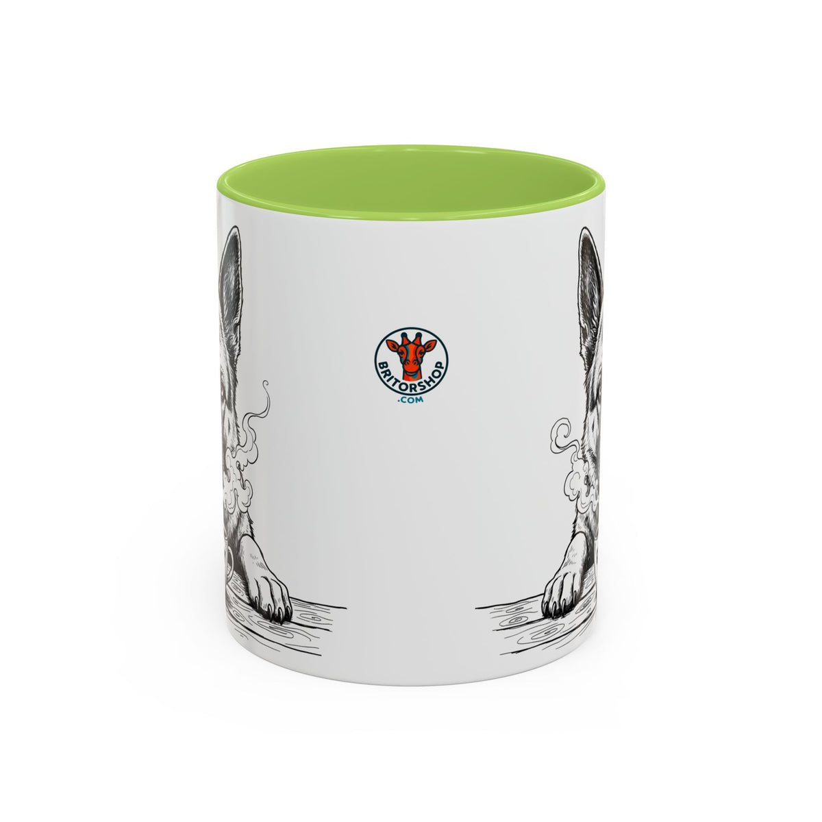 German Shepherd Mug —    Grumpy German Shepherd Coffee Club — Art Print / Mug /