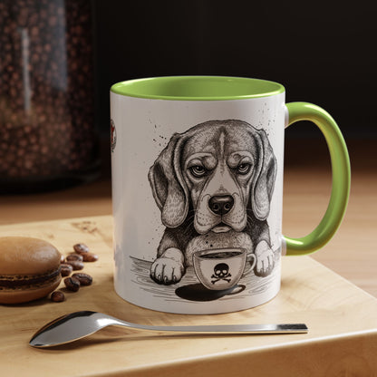 Grumpy Beagle Coffee Club — Art Print / Mug /