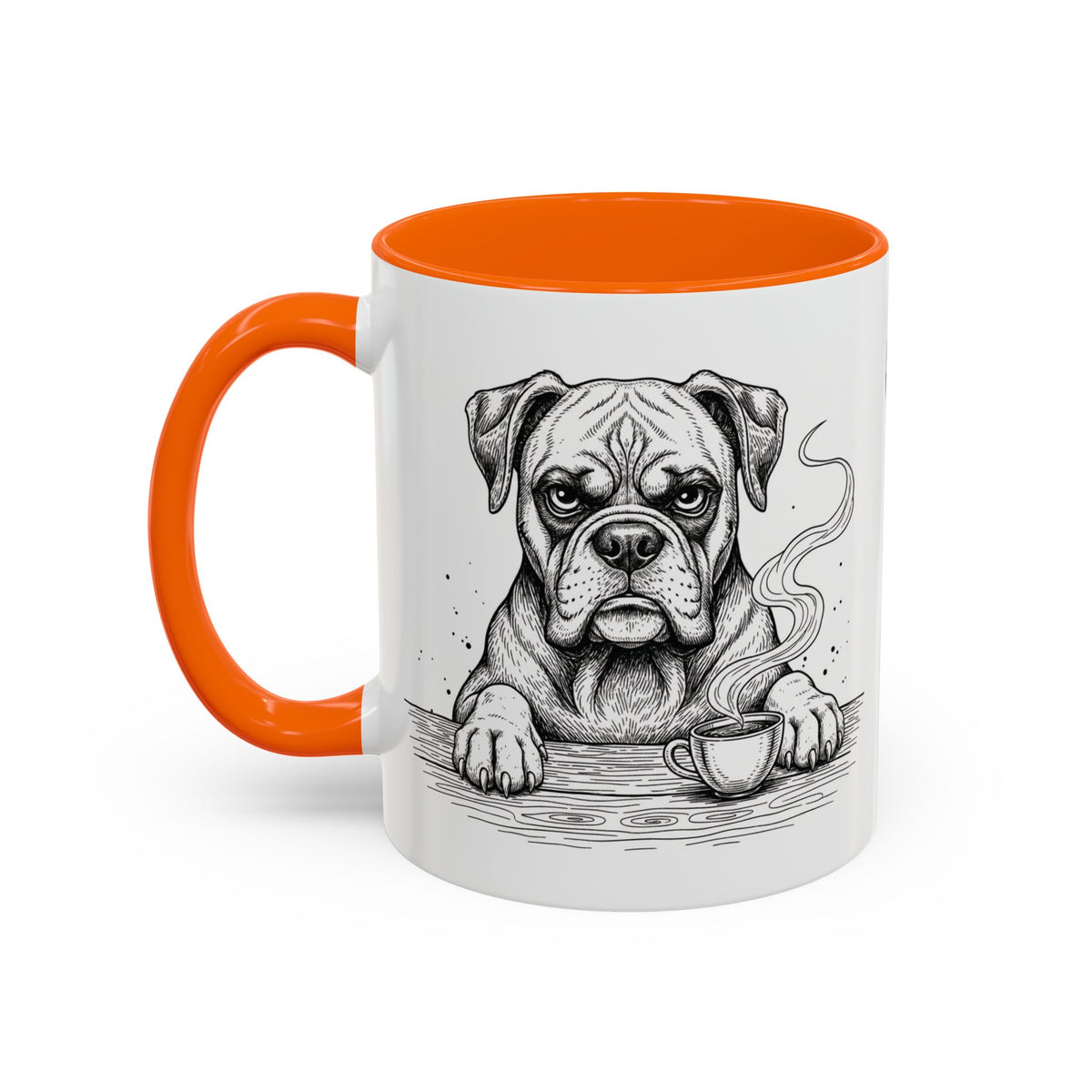 Grumpy Boxer Coffee Club — Art Print / Mug /