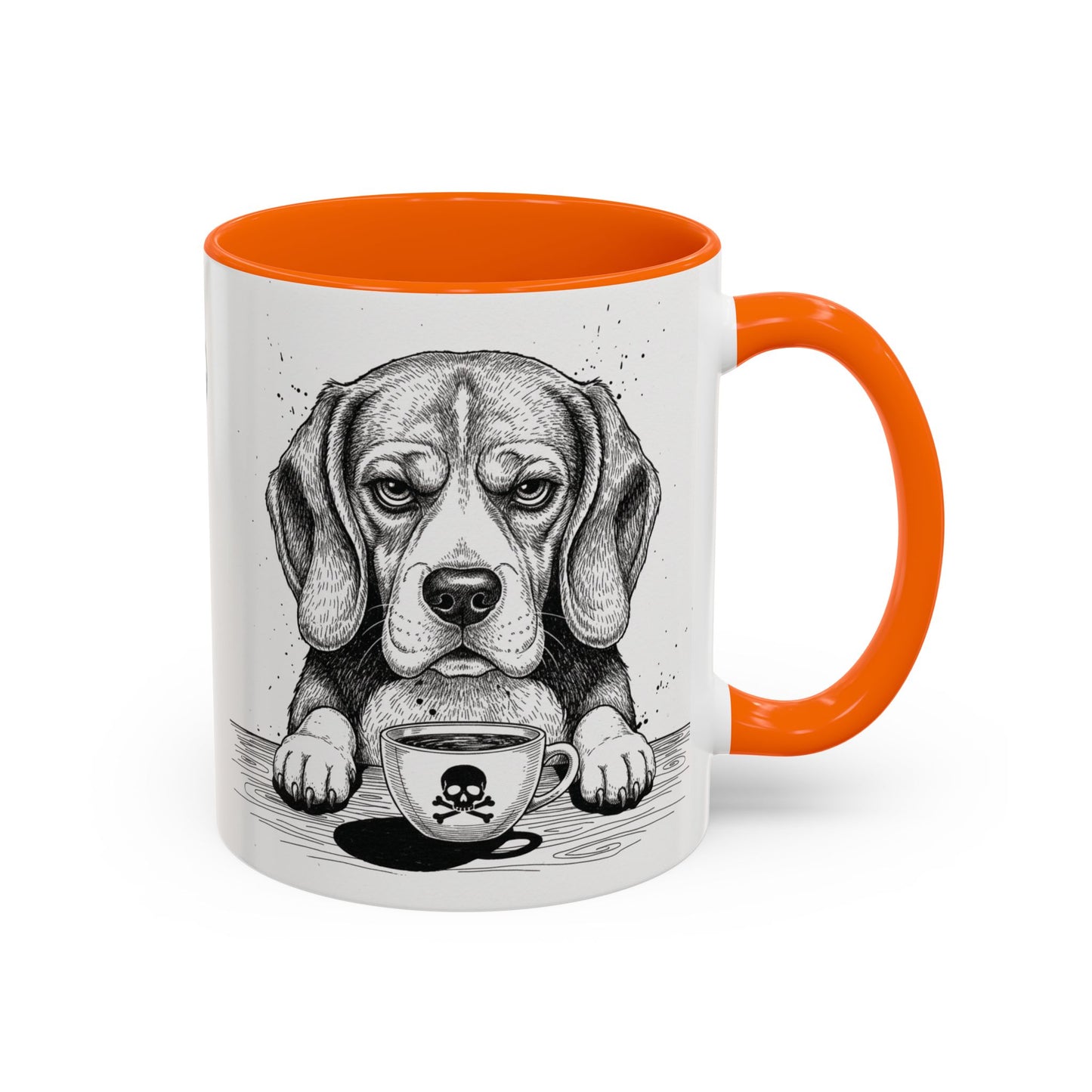 Grumpy Beagle Coffee Club — Art Print / Mug /