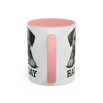 Playful boxer Dog Coffee Mug – Perfect Gift for Dog Lovers, Birthday Mug, Cute Pet Art, Happy Day Mug, Unique Animal Lover Gift