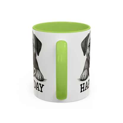 Playful boxer Dog Coffee Mug – Perfect Gift for Dog Lovers, Birthday Mug, Cute Pet Art, Happy Day Mug, Unique Animal Lover Gift