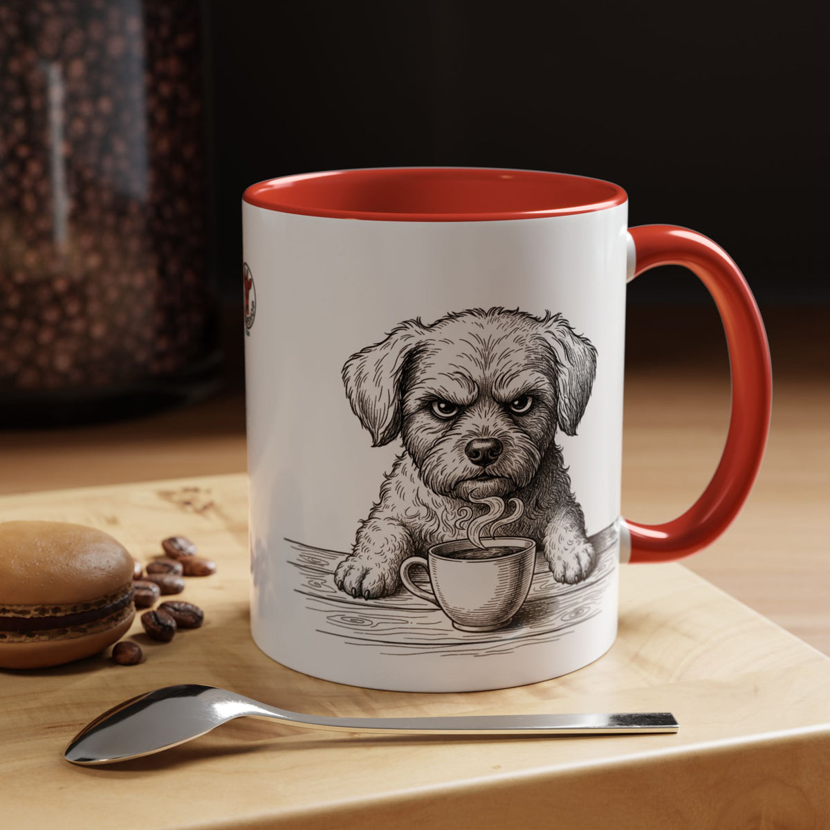 Grumpy Maltese Coffee Club — Art Print / Mug