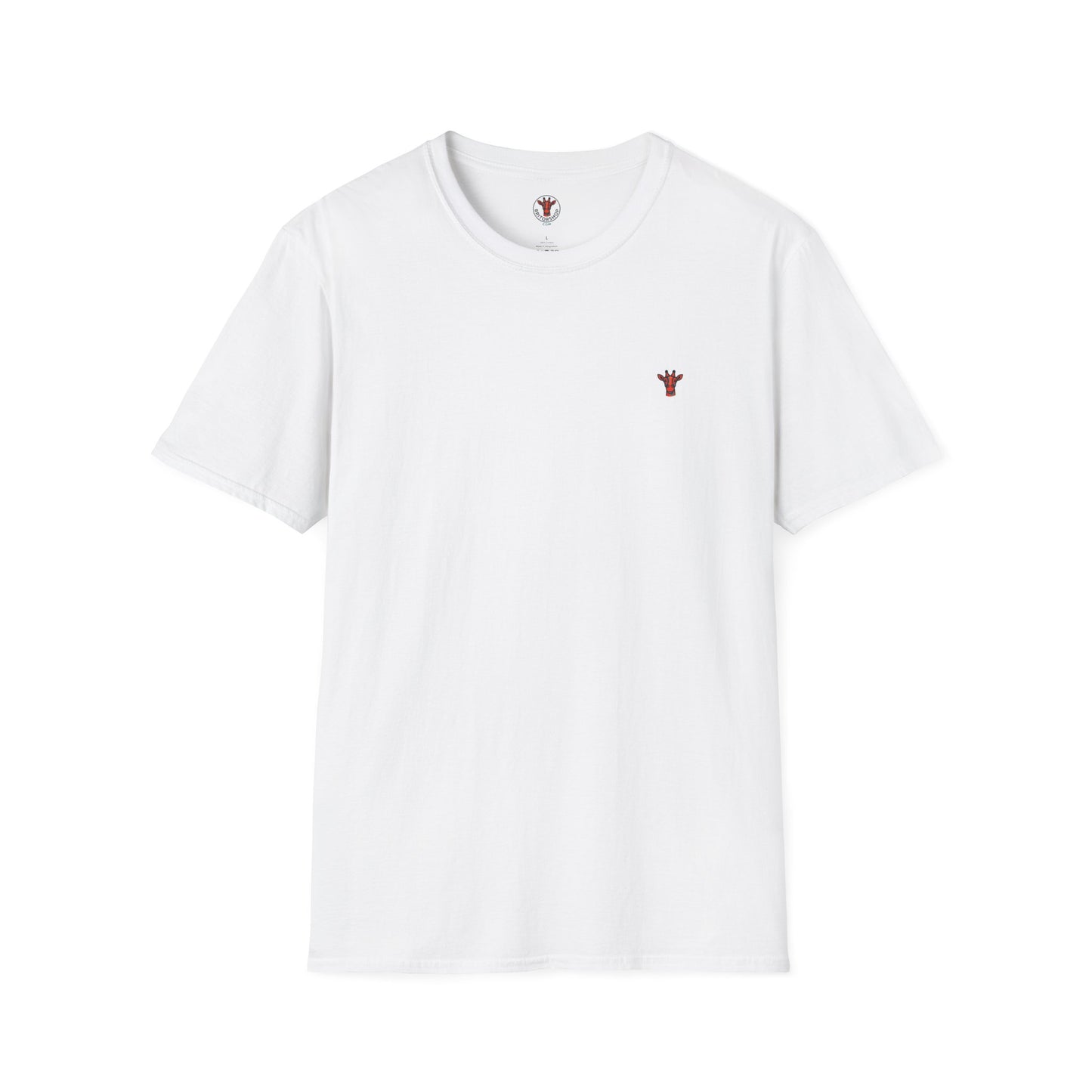 Minimal Crown Chest-Embroidered T-Shirt