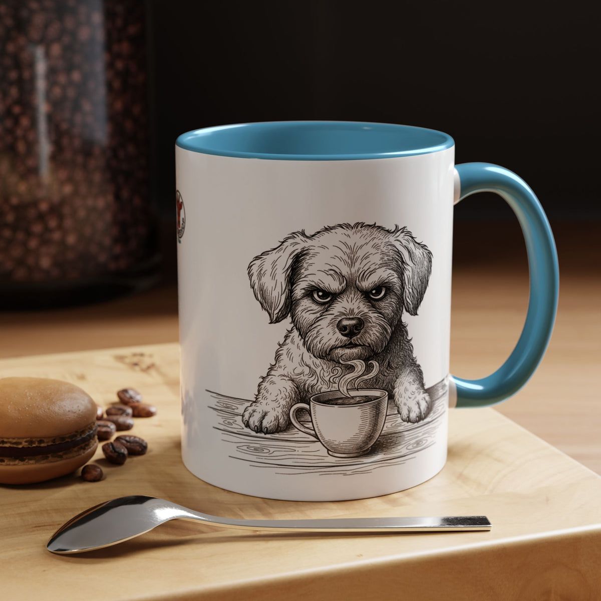 Grumpy Maltese Coffee Club — Art Print / Mug
