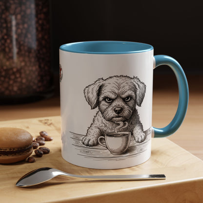 Grumpy Maltese Coffee Club — Art Print / Mug