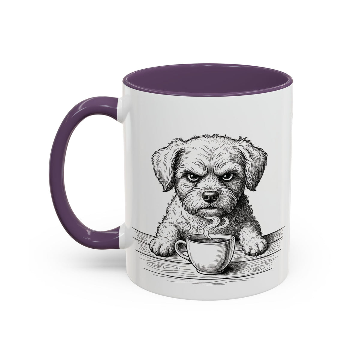 Grumpy Maltese Coffee Club — Art Print / Mug