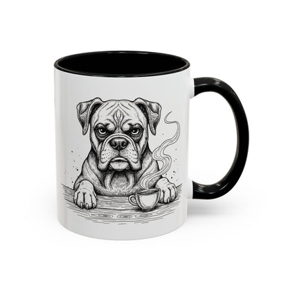 Grumpy Boxer Coffee Club — Art Print / Mug /