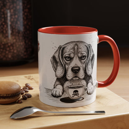 Grumpy Beagle Coffee Club — Art Print / Mug /