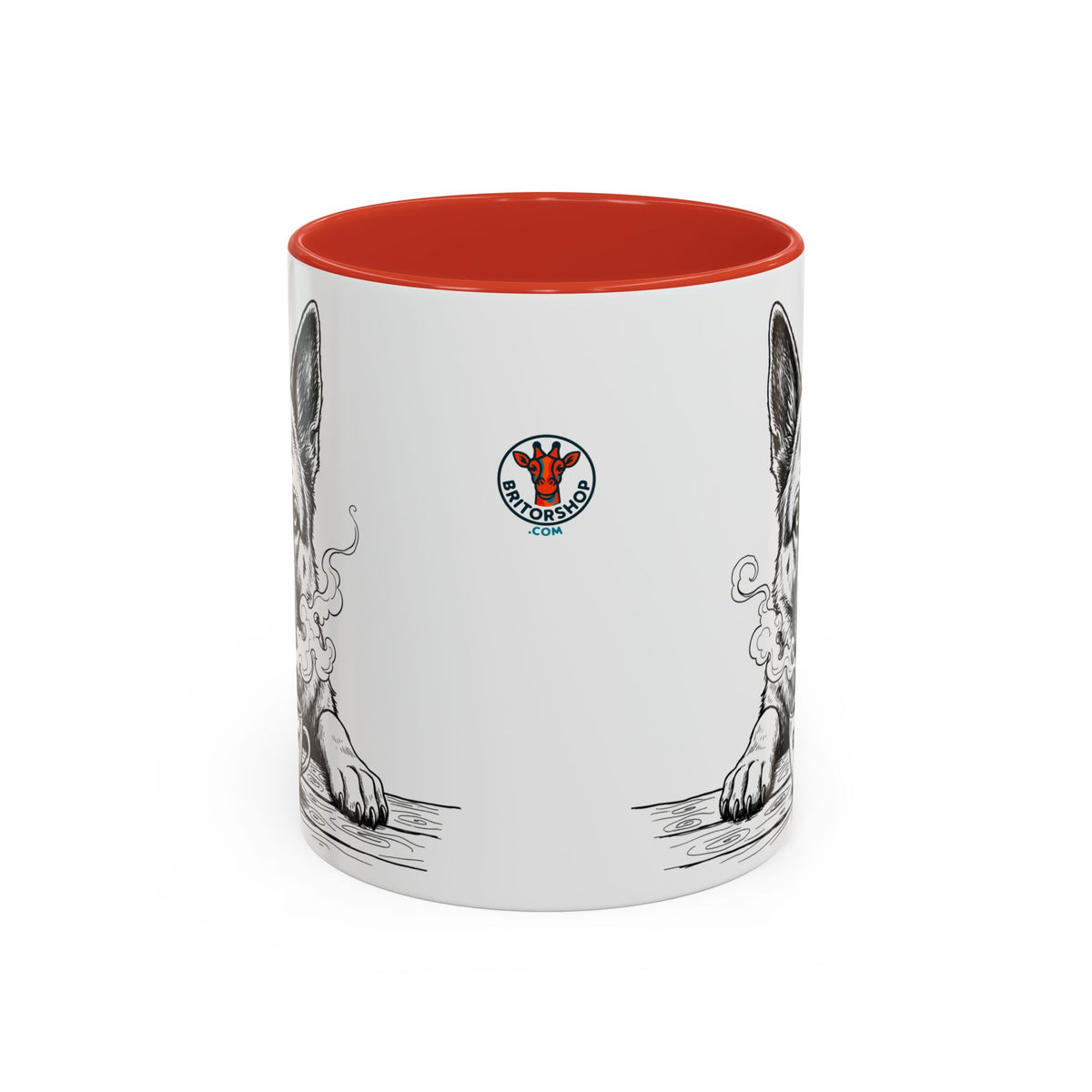 German Shepherd Mug —    Grumpy German Shepherd Coffee Club — Art Print / Mug /