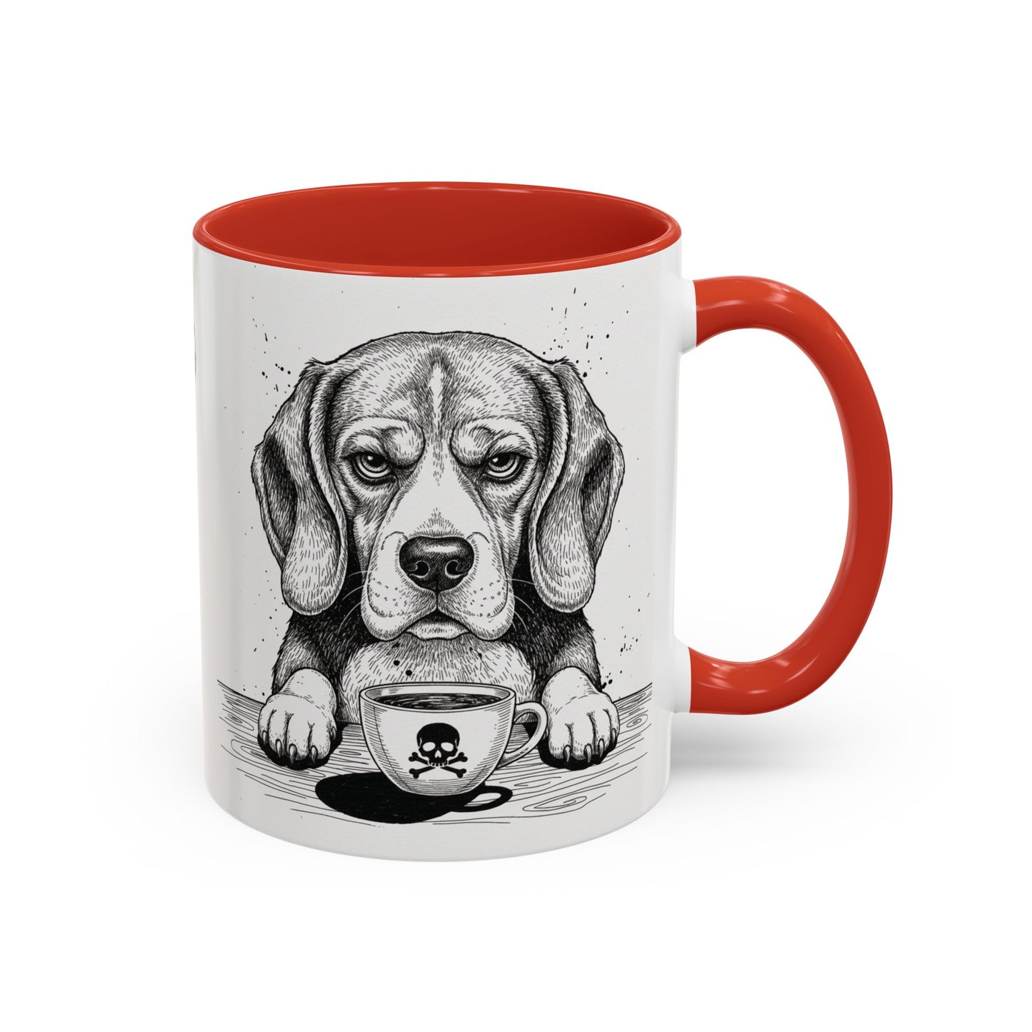 Grumpy Beagle Coffee Club — Art Print / Mug /