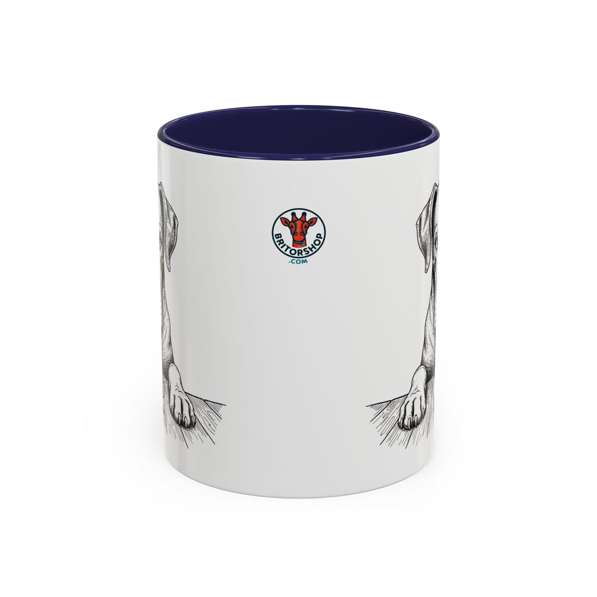 Grumpy Great Dane Coffee Club — Art Print / Mug