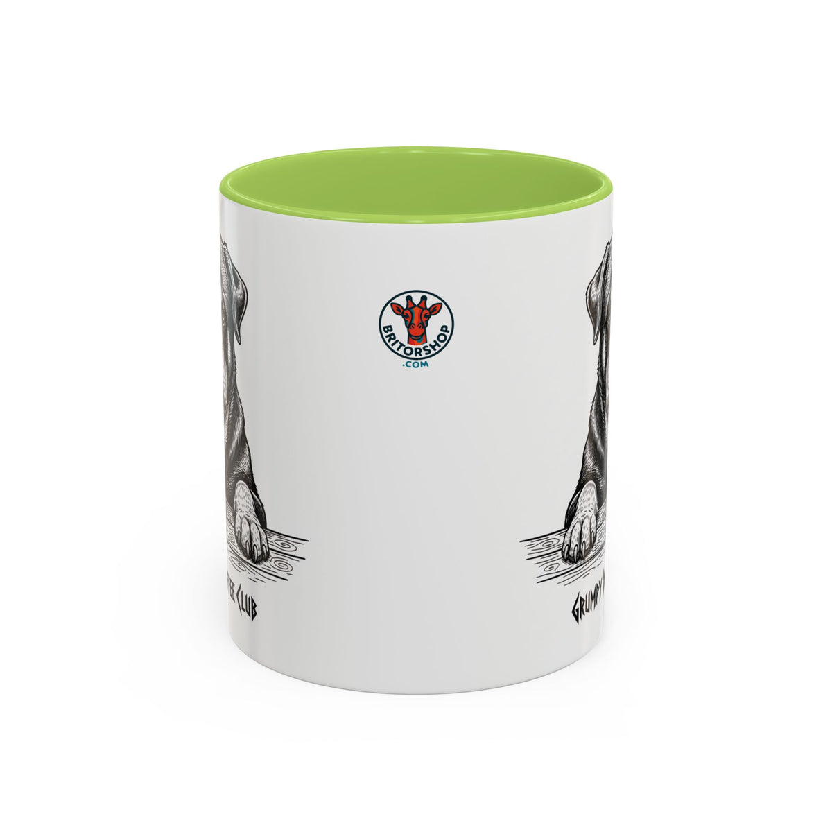  Grumpy Rottweiler Coffee Club — Art Print / Mug