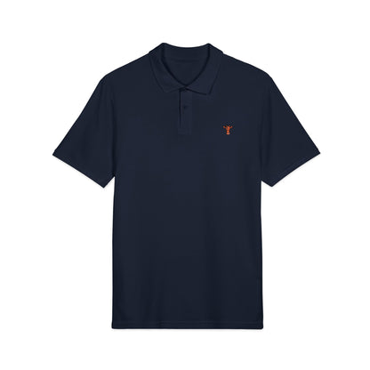 Embroidered Giraffe Logo Polo Shirt - Classic White Pique Polo