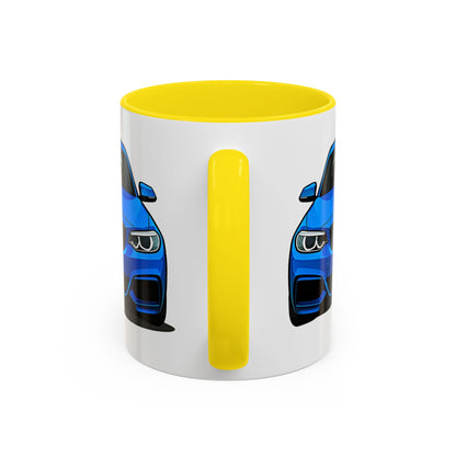 Coffee Mug - Bmw M240i F22 B58 M Performance Estoril Blue Design