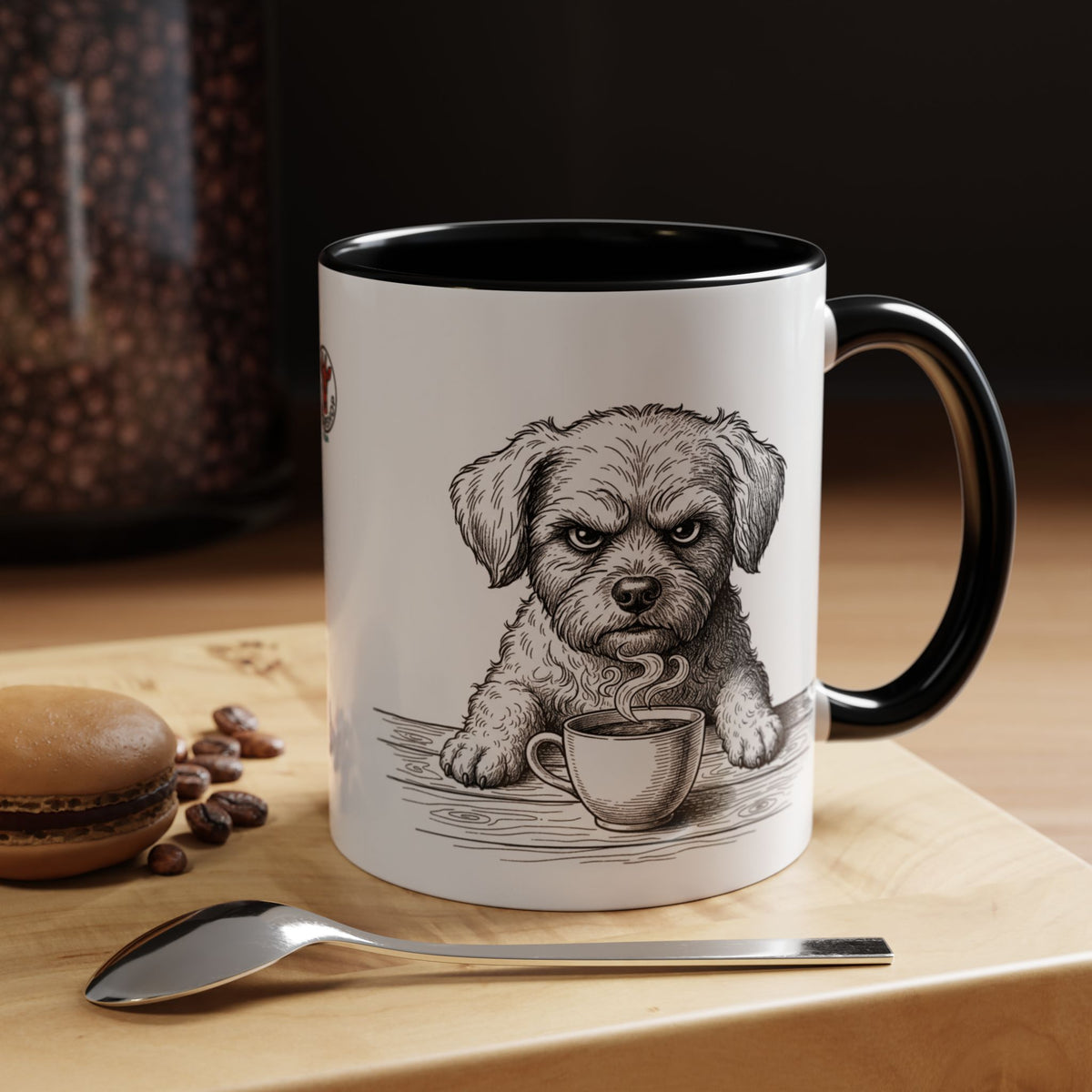Grumpy Maltese Coffee Club — Art Print / Mug