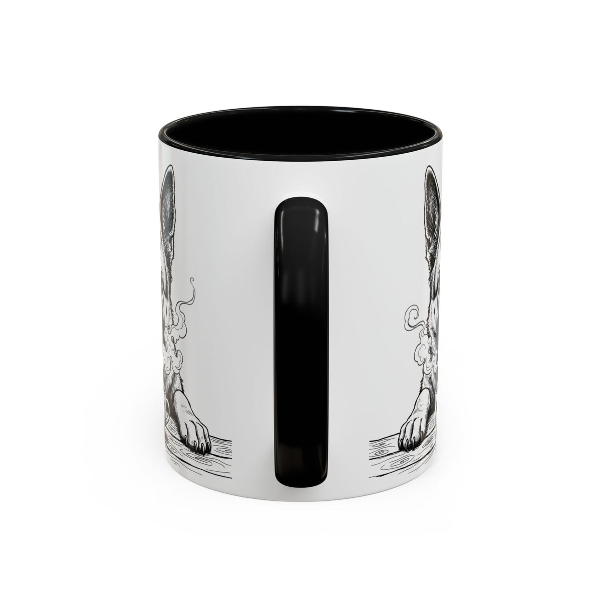 German Shepherd Mug —    Grumpy German Shepherd Coffee Club — Art Print / Mug /