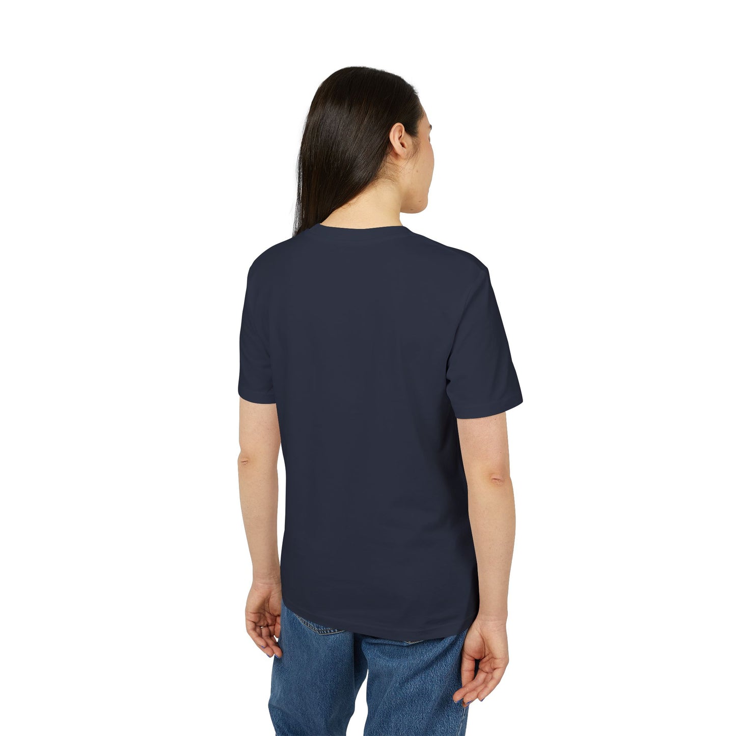 Britor classic Giraffe logo Mini Patch T-Shirt — Cute Chest Graphic Tee for Animal Lovers