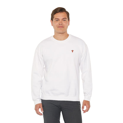 Embroidered Tiny Giraffe Britor classic Crewneck Sweatshirt — Minimal Animal Lover classy Pullover