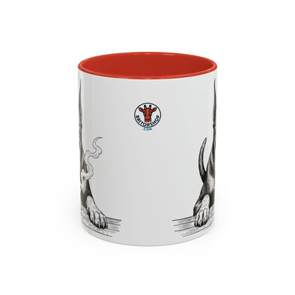 Grumpy Doberman Coffee Club — Art Print / Mug