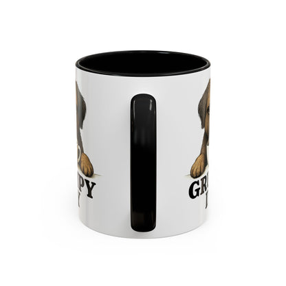 Grumpy Day Coffee Mug, shorkie, Funny Dog Mug, Pet Lover Gift, Morning Motivation, Coffee Lover Gift, Black Accent Mug