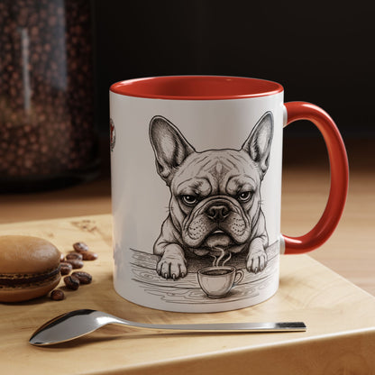 Grumpy French Bulldog Coffee Club —  Mug