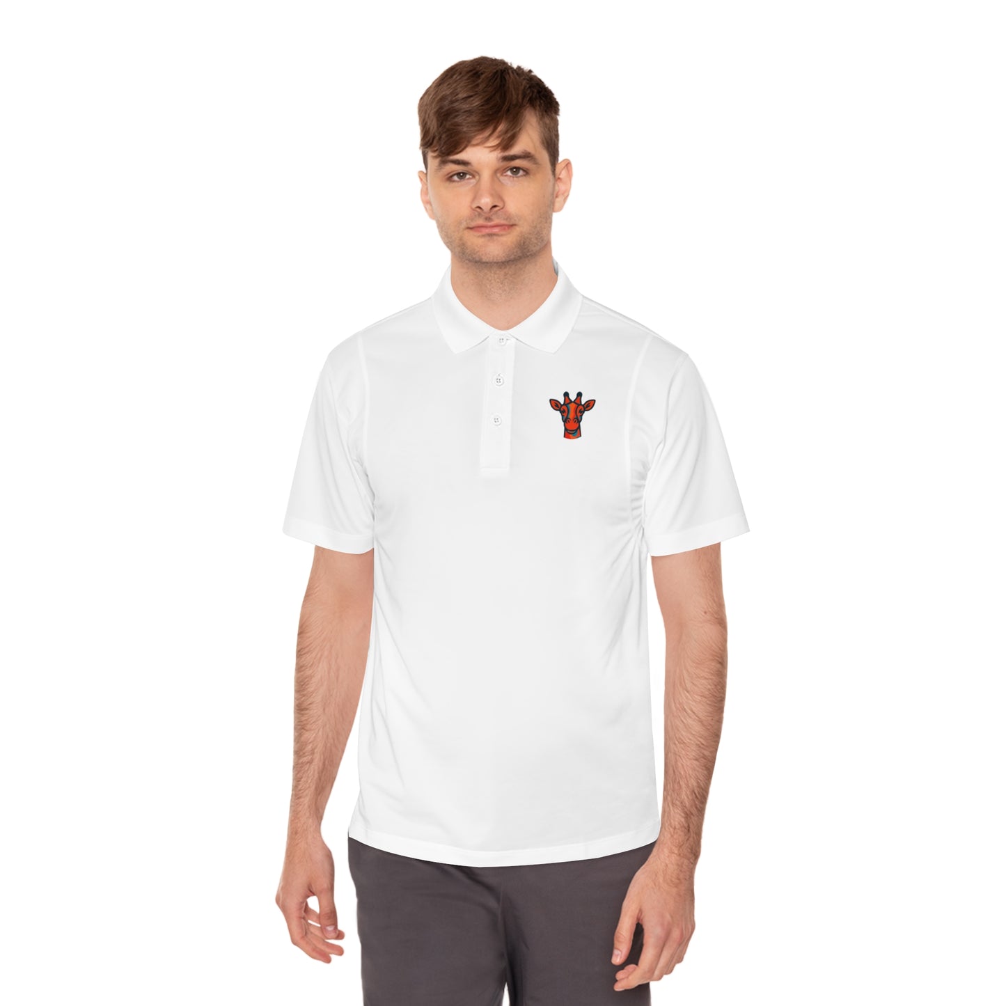 Men's Polo Shirt - Britor Shop Giraffe's Head Logo Classy Design