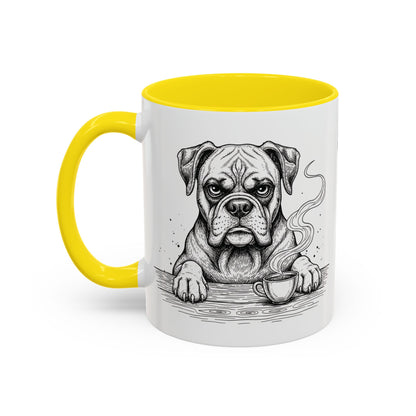Grumpy Boxer Coffee Club — Art Print / Mug /