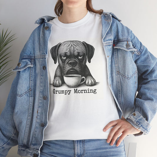 Dog Lover Tee - Funny Grumpy Boxer Dog Unisex T-Shirt