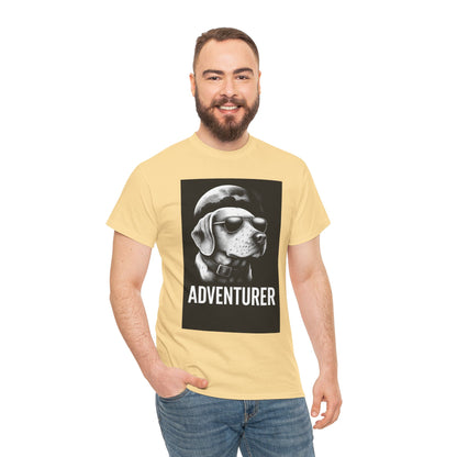 Adventure Beagle Unisex T-Shirt - Moon Night Outdoors