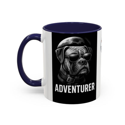 Adventure Dog Coffee Mug - Unique Pet Lover Gift, Personalized Dog Lover Mug, Funny Animal Mug, Holiday Gift for Dog Owners, Cool Cafe Mug