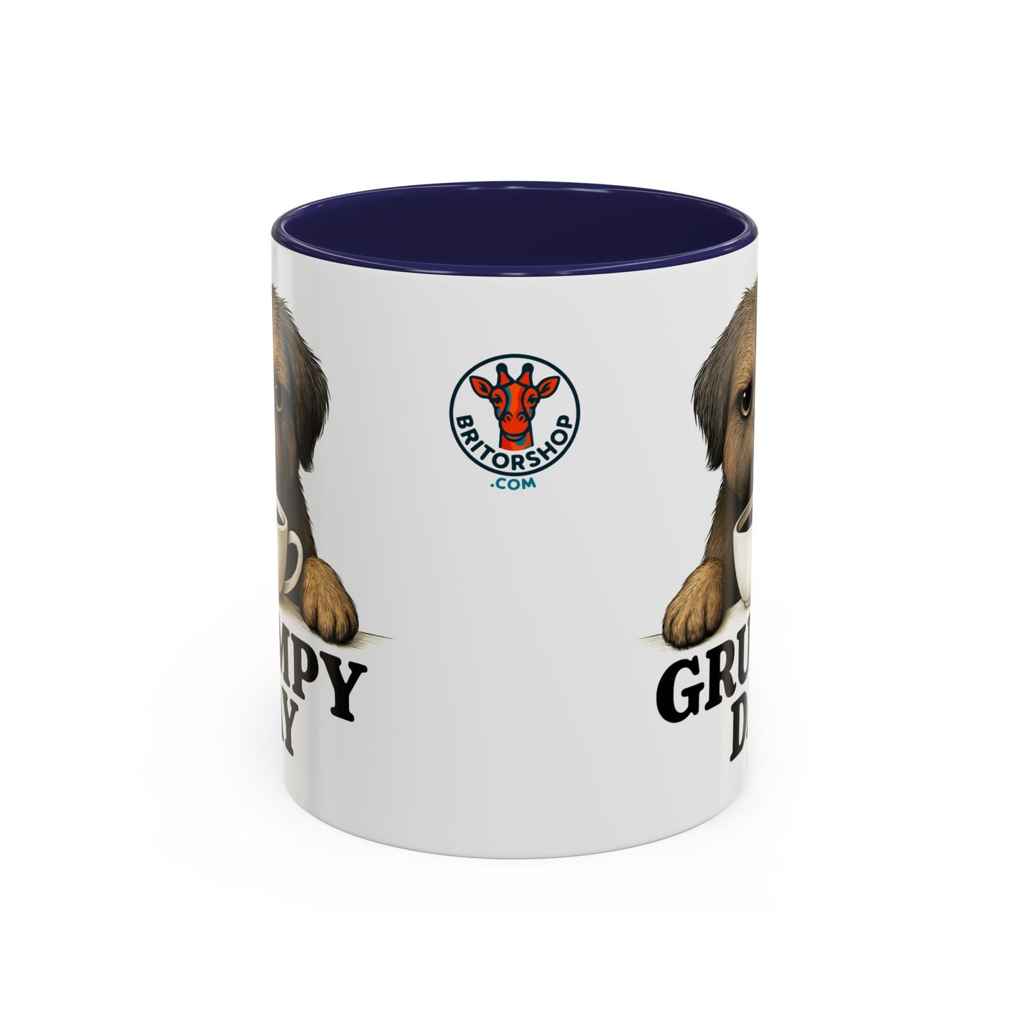 Grumpy Day Coffee Mug, shorkie, Funny Dog Mug, Pet Lover Gift, Morning Motivation, Coffee Lover Gift, Black Accent Mug