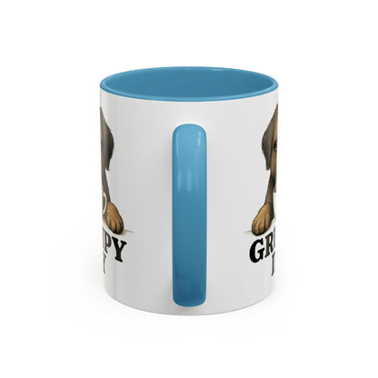 Grumpy Day Coffee Mug, shorkie, Funny Dog Mug, Pet Lover Gift, Morning Motivation, Coffee Lover Gift, Black Accent Mug