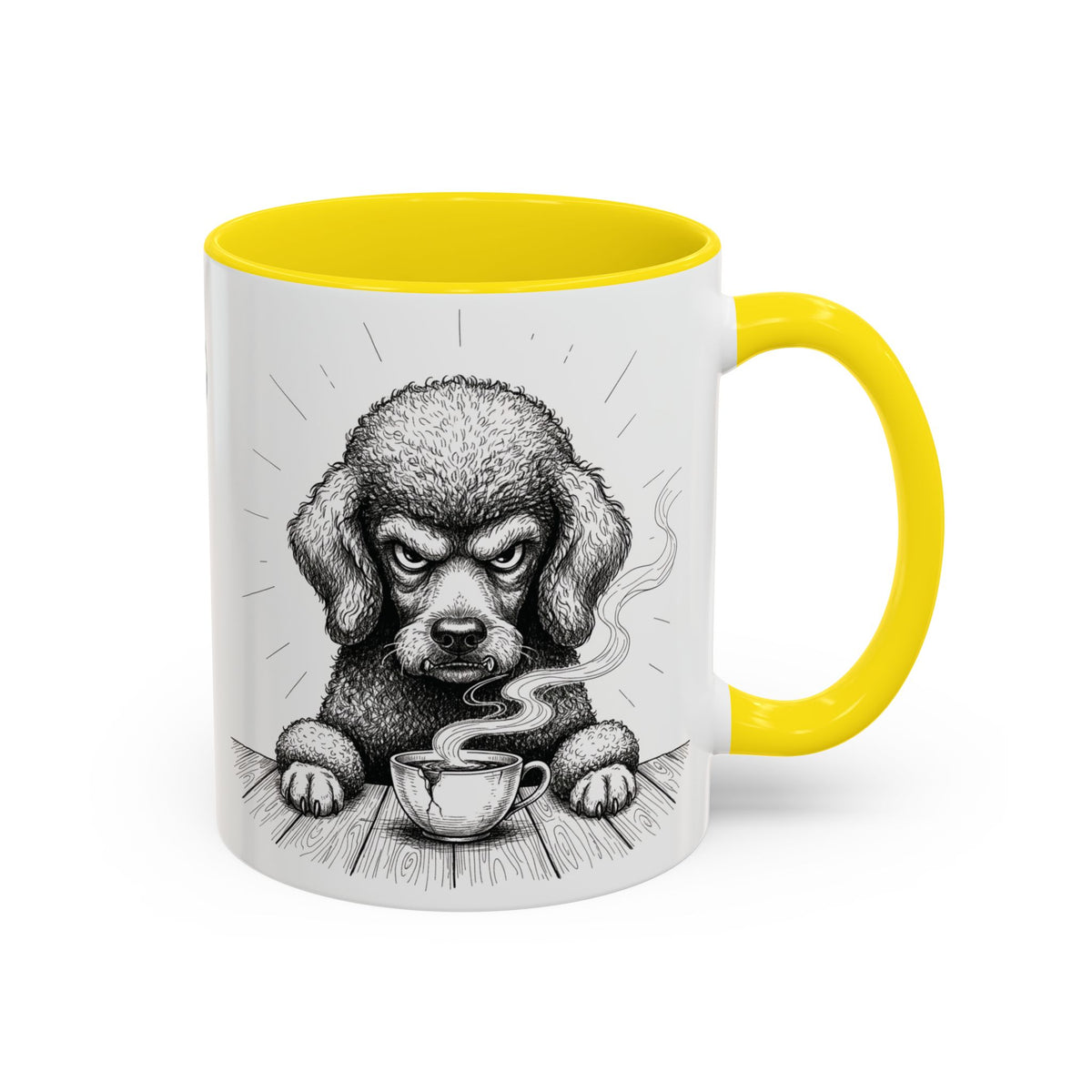 Grumpy Poodle Coffee Club — Art Print / Mug /