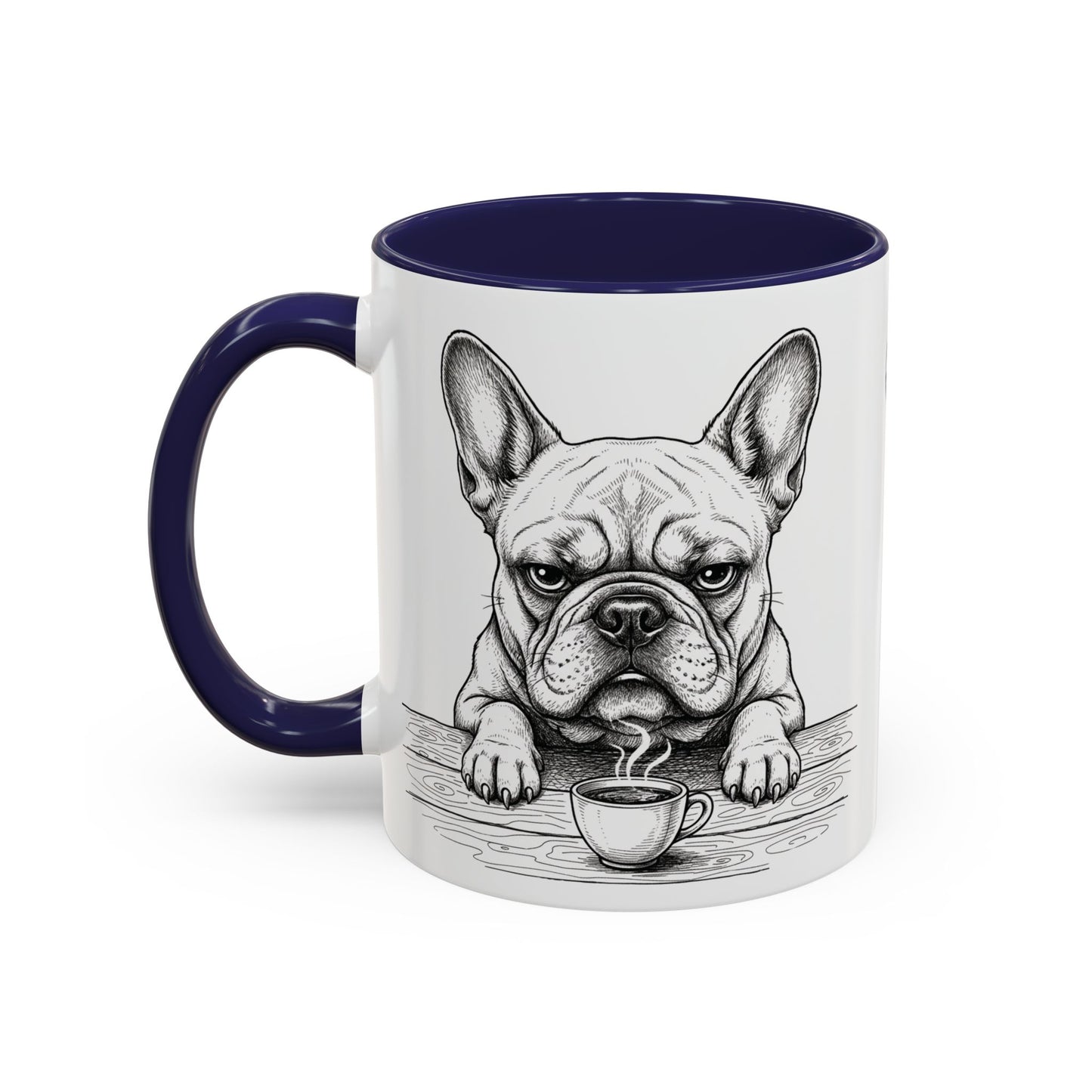 Grumpy French Bulldog Coffee Club —  Mug