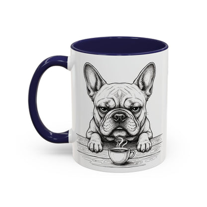Grumpy French Bulldog Coffee Club —  Mug